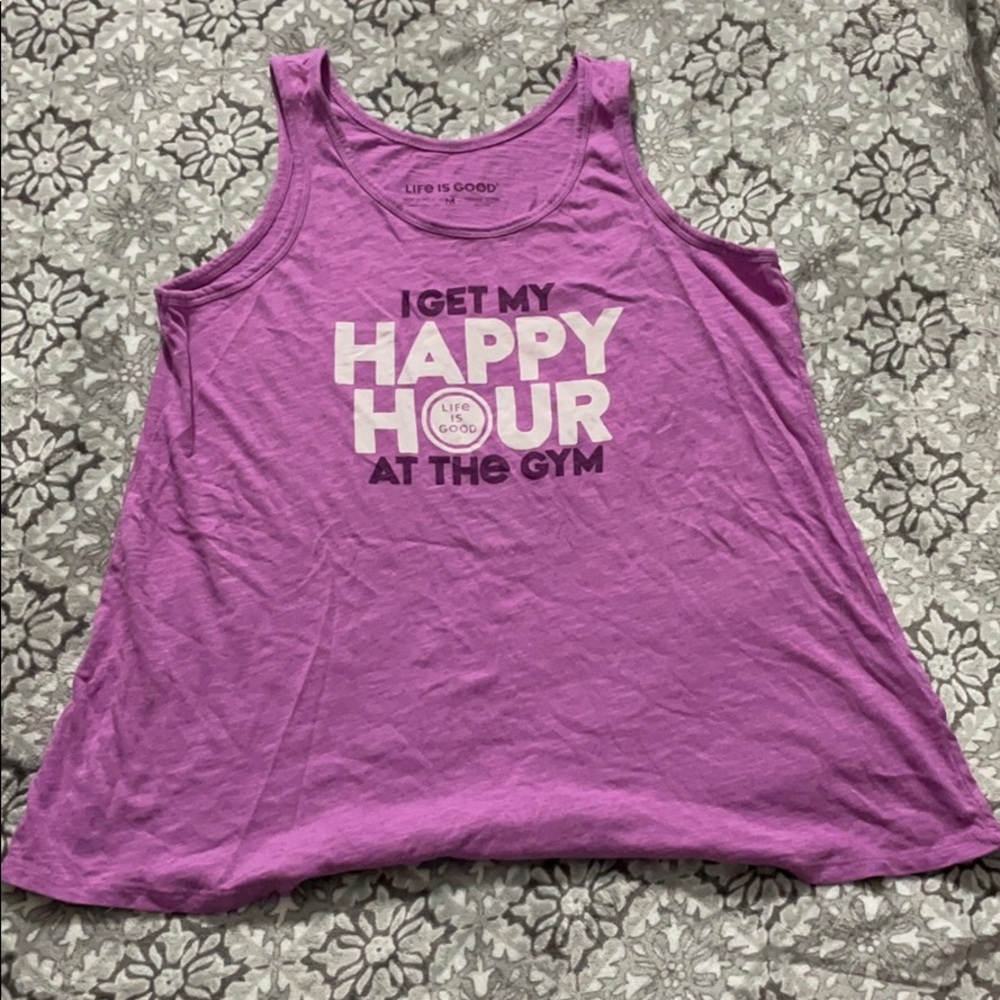 Life is Good Gym/Work Out Tank Top